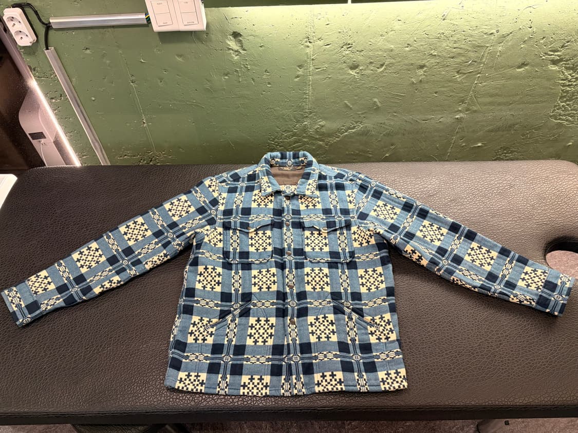 rrl 패턴 자카드 오버셔츠 자켓 상품이미지2