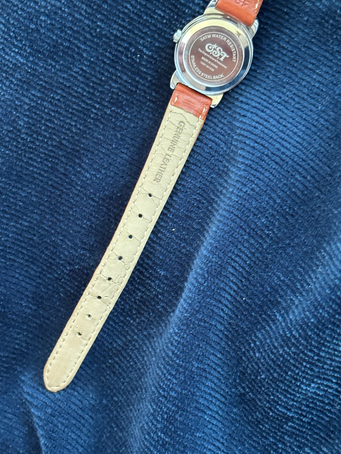 vintage ost brown leather watch 상품이미지6