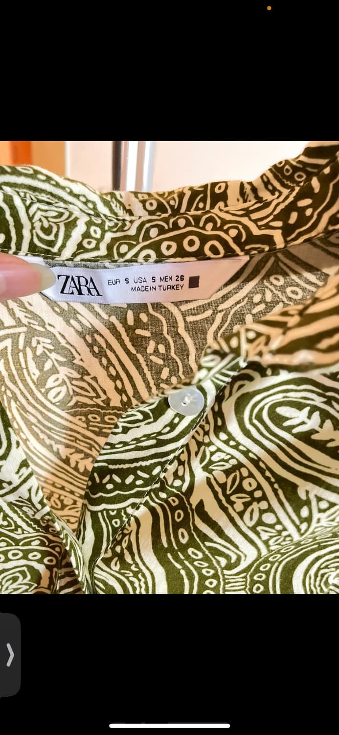 Zara 자라 에스닉 패턴 셔츠 원피스 상품이미지2