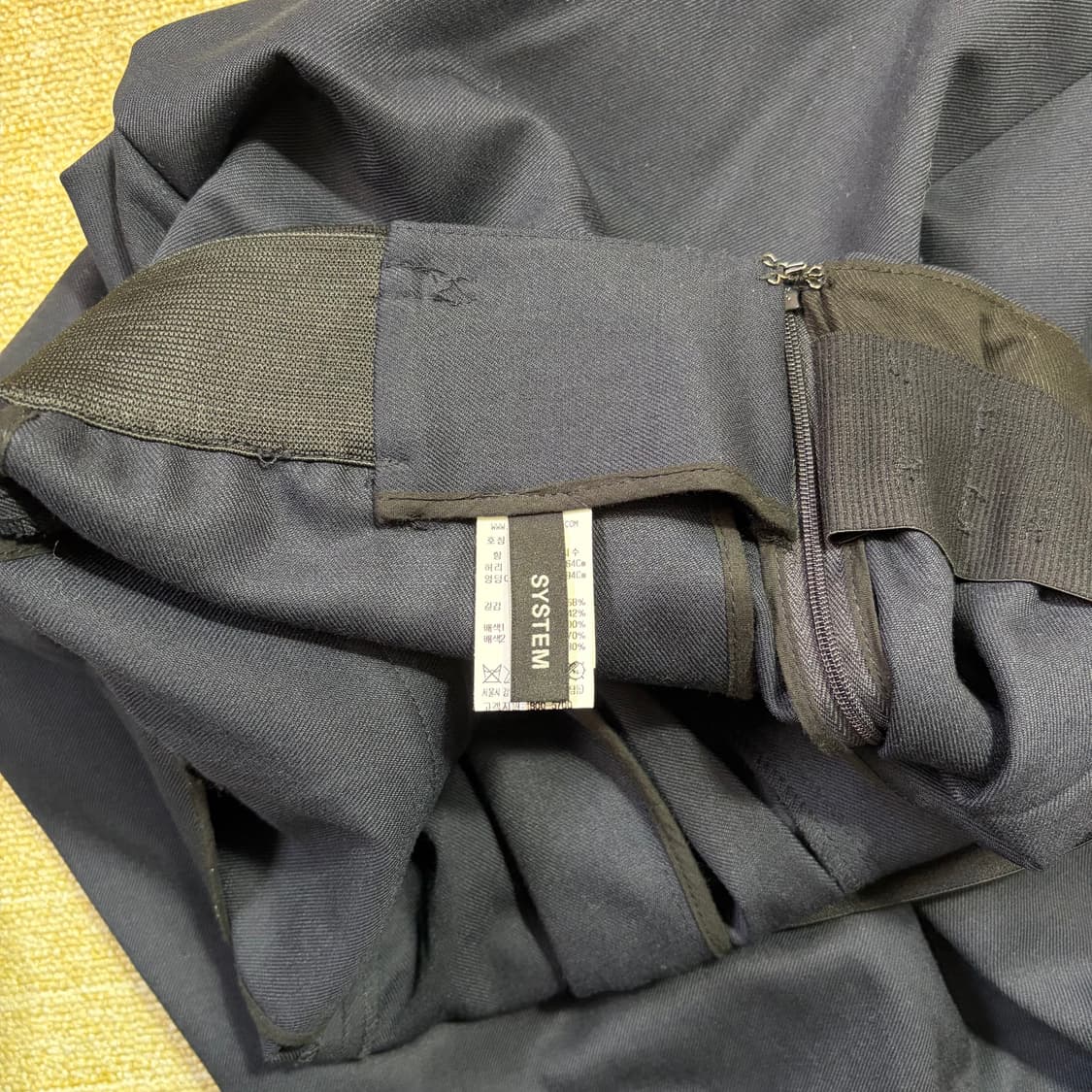 한섬) 시스템 모 벨트 밴딩 와이드 팬츠 (64~94) 상품이미지5