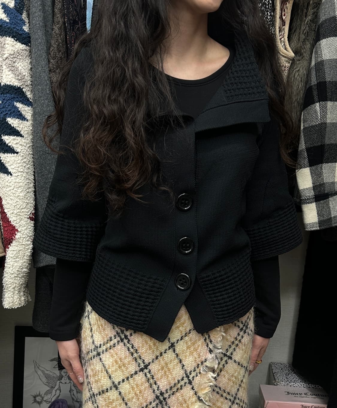 hiroko koshino 니트가디건 상품이미지1