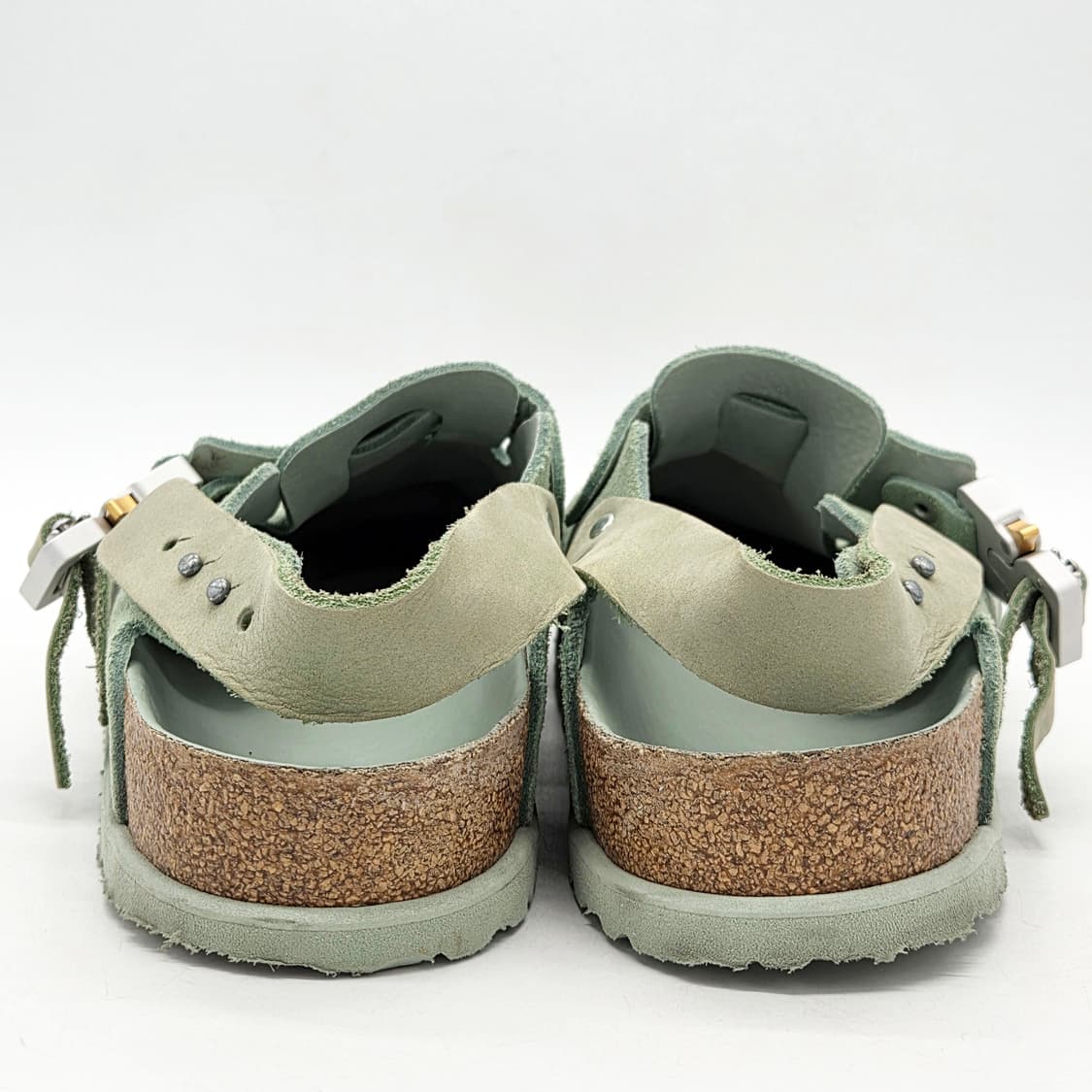  디올 x 버켄스탁 토키오 뮬 파스텔 그린 누벅 카프스킨 (43)  상품이미지2