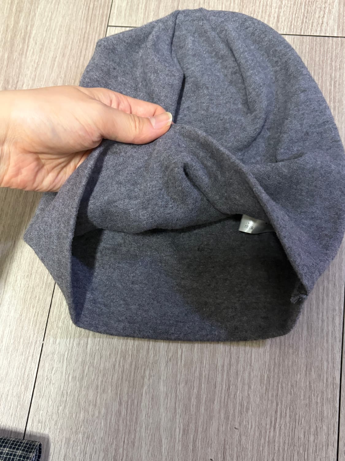 탄산마그네슘 송이송이 로고 비니 차콜 상품이미지2