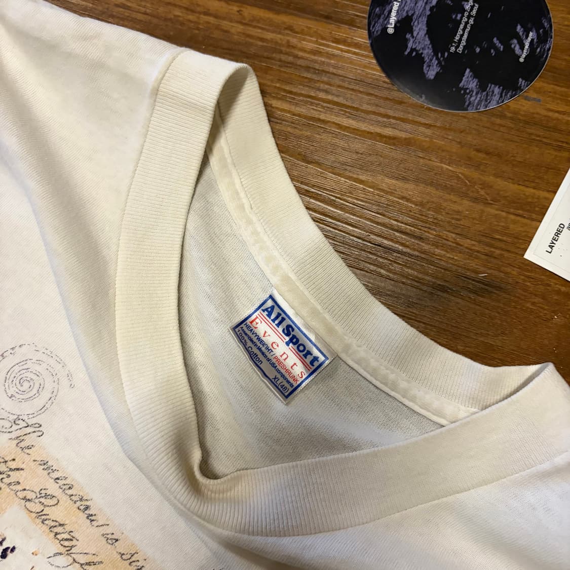 90s Allsport faded printed 싱글스티치 티셔츠 상품이미지5