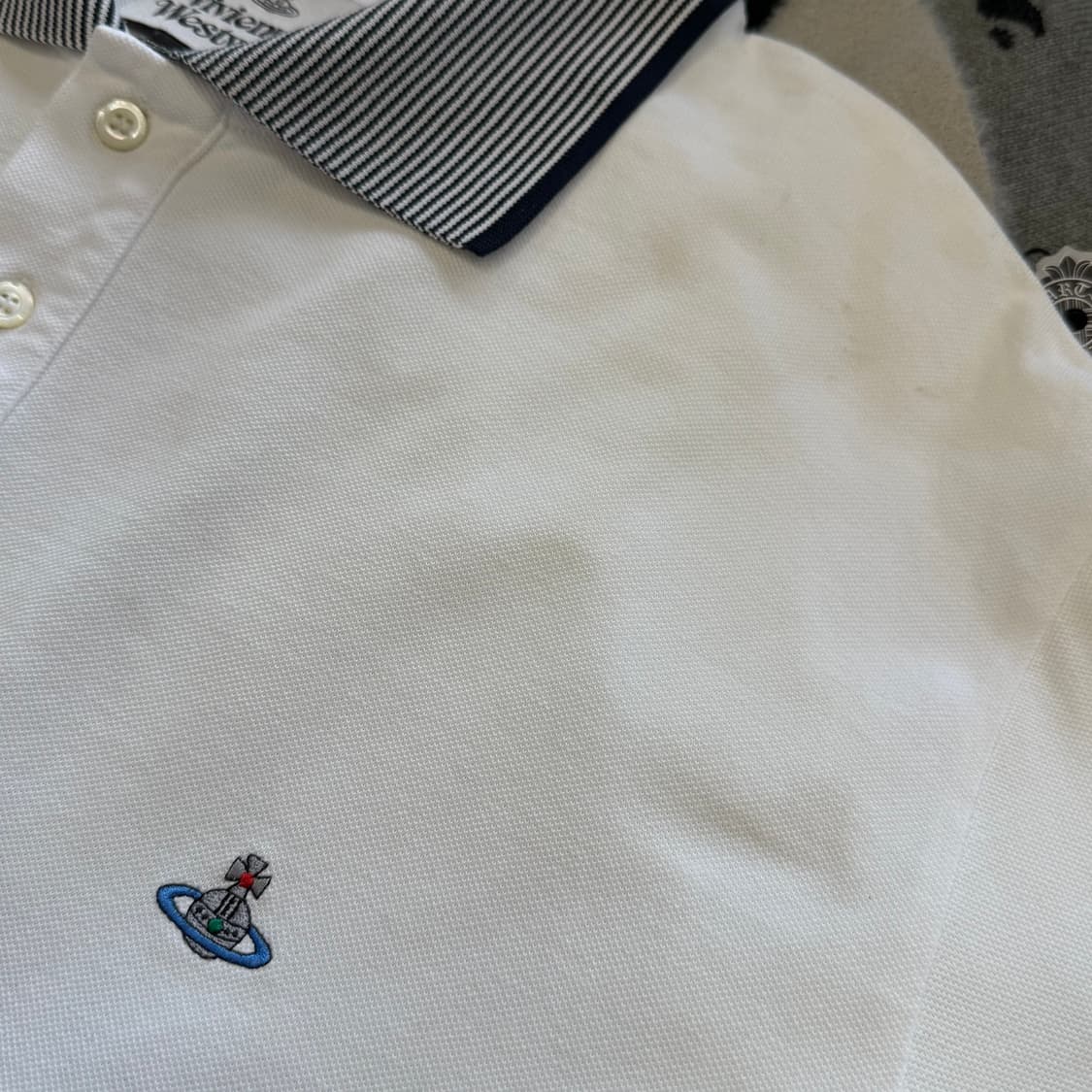 XXL 비비안 웨스트우드 화이트 카라 반팔티 상품이미지6