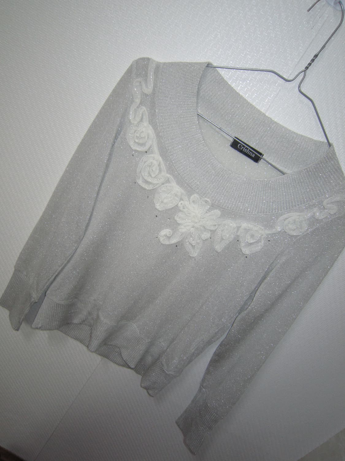 JPN rose glitter shoulder T  상품이미지2