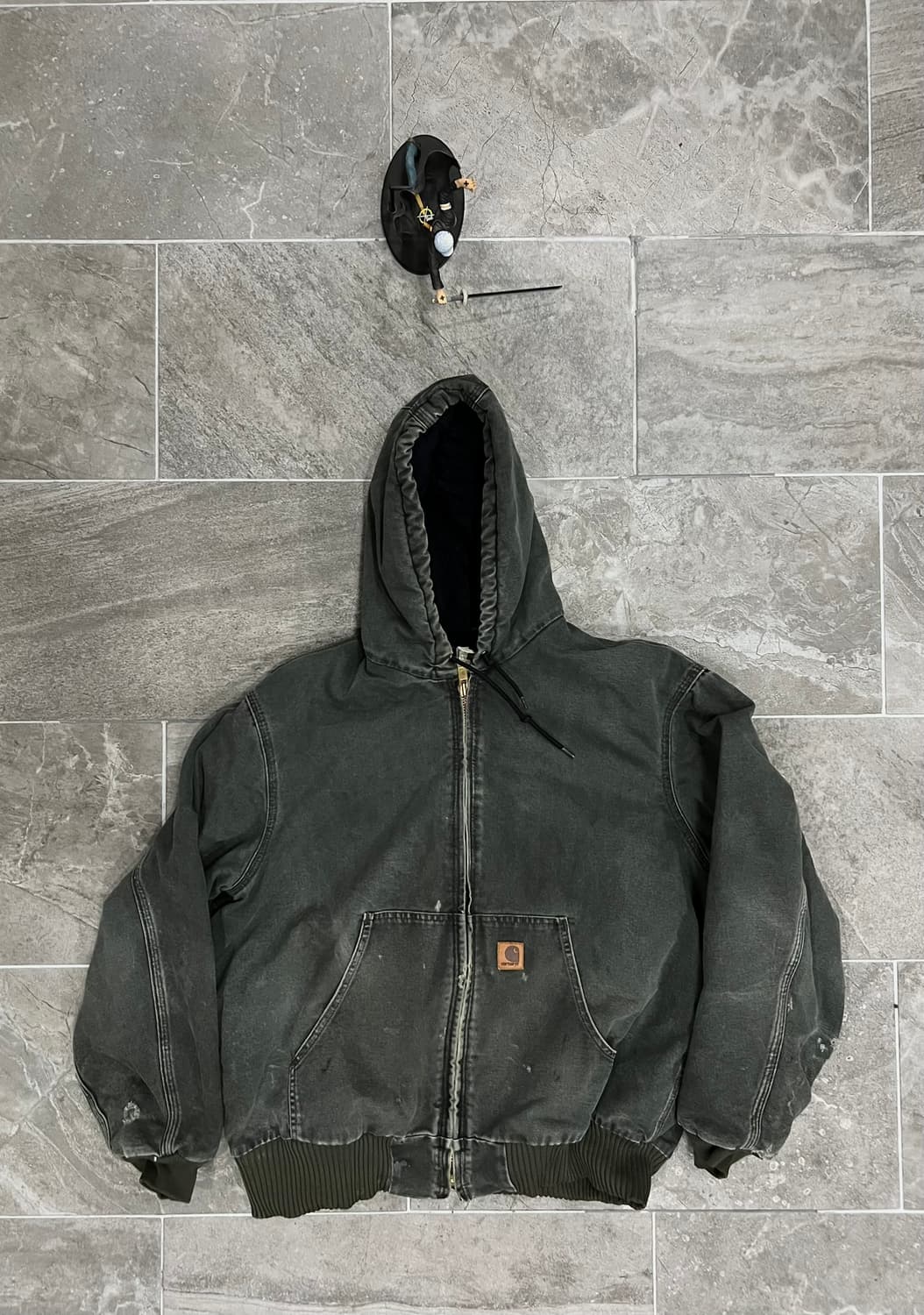 (XL) 칼하트 후드 덕 액티브 자켓 J130 MOS 모스그린 상품이미지1