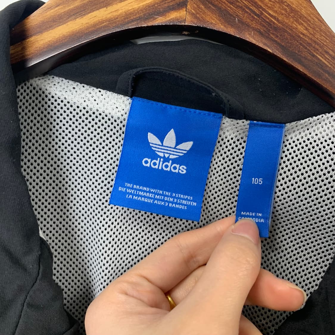 아디다스 빅로고 오래오 배색 바람막이 상품이미지5