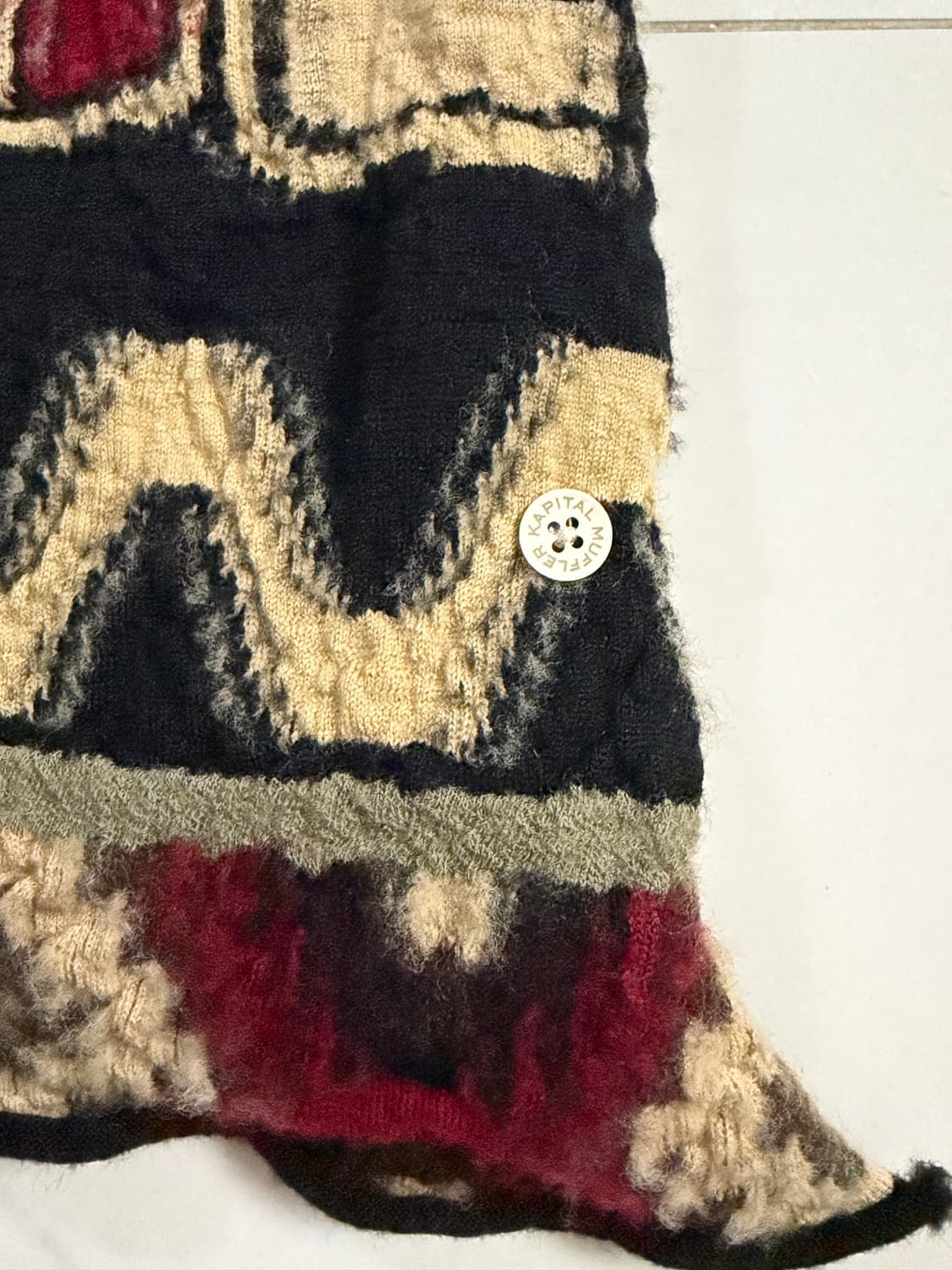 캐피탈 펠티드 울 알래스카 레이븐 스카프 상품이미지3