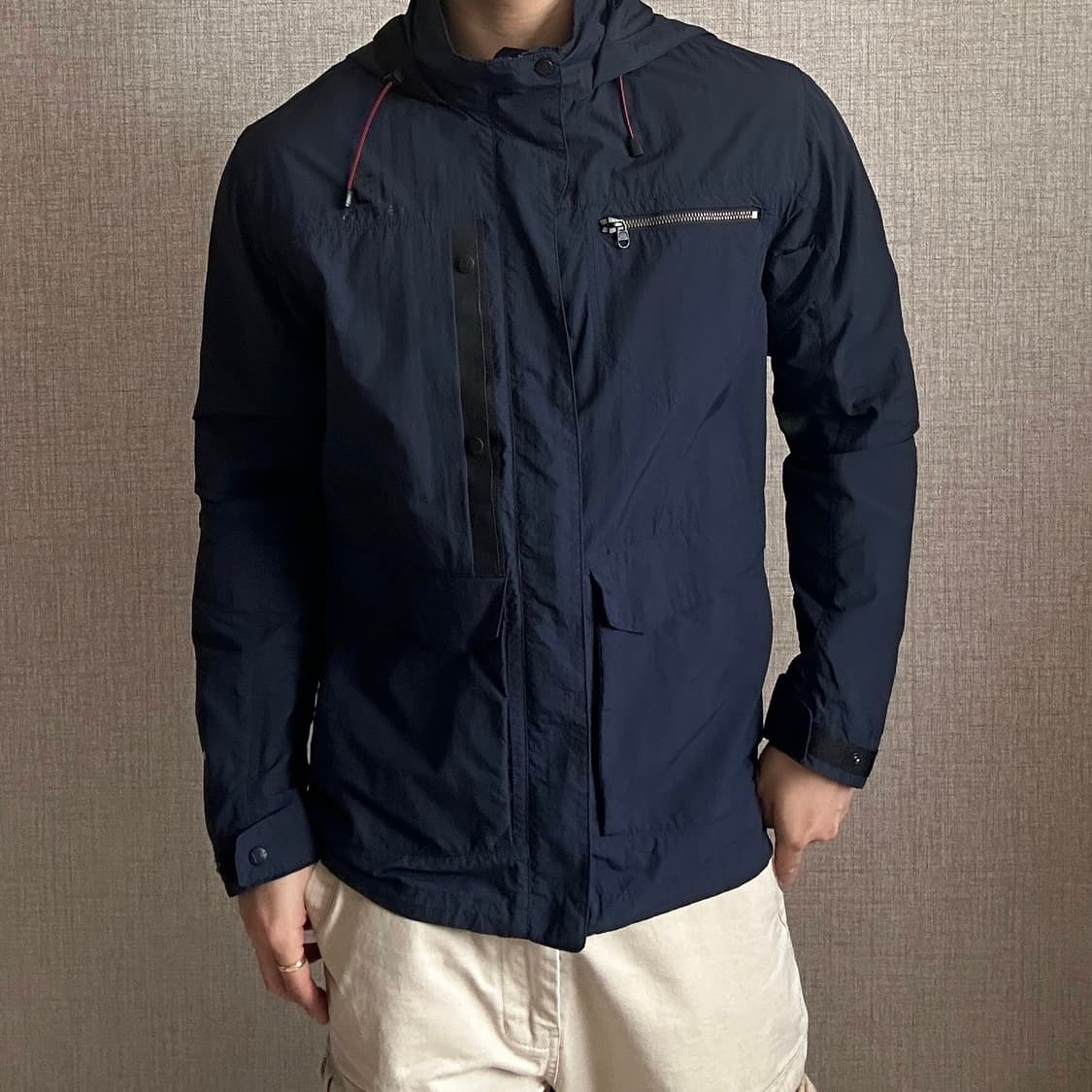 SALOMON 살로몬 네이비 노벨 바람막이 자켓 상품이미지1