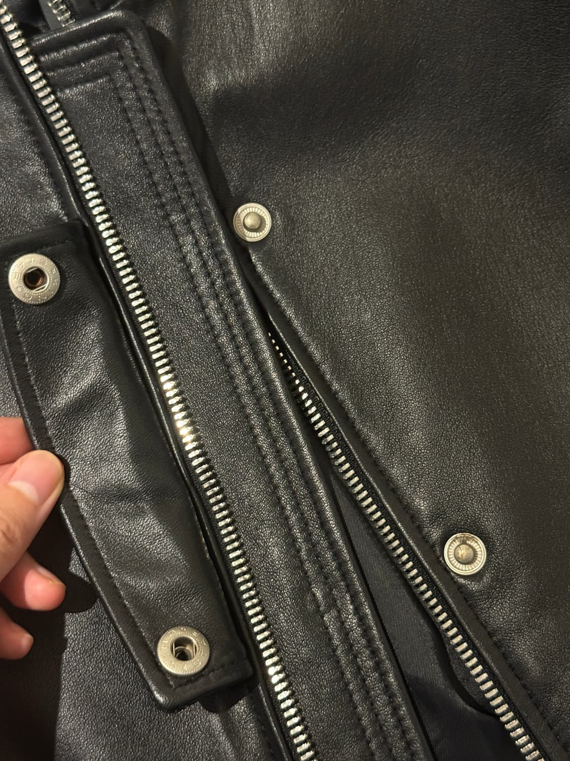 마뗑킴 양가죽 블랙 자켓 상품이미지9