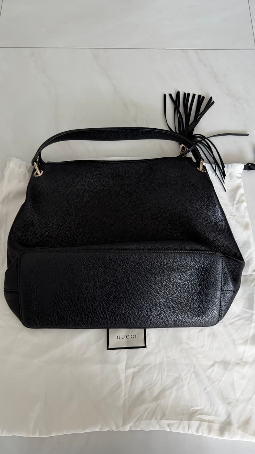 GUCCI 구찌 소호 블랙 레더백 상품이미지2