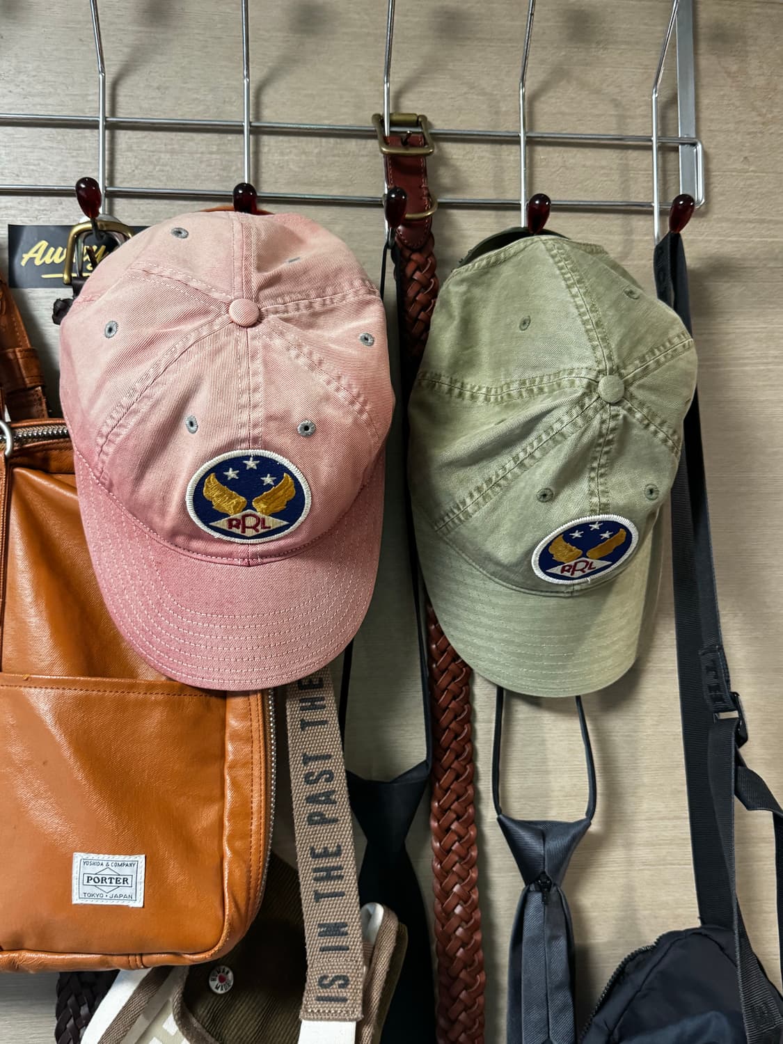 rrl 볼캡 핑크, 카키 상품이미지1