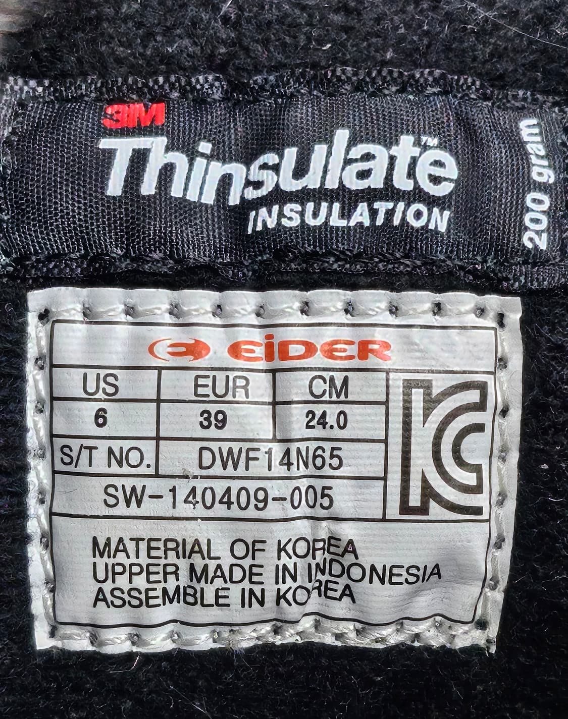 아이더 여성 방한부츠 240 방한화 퍼 패딩부츠 스노우부츠 LB57 상품이미지8