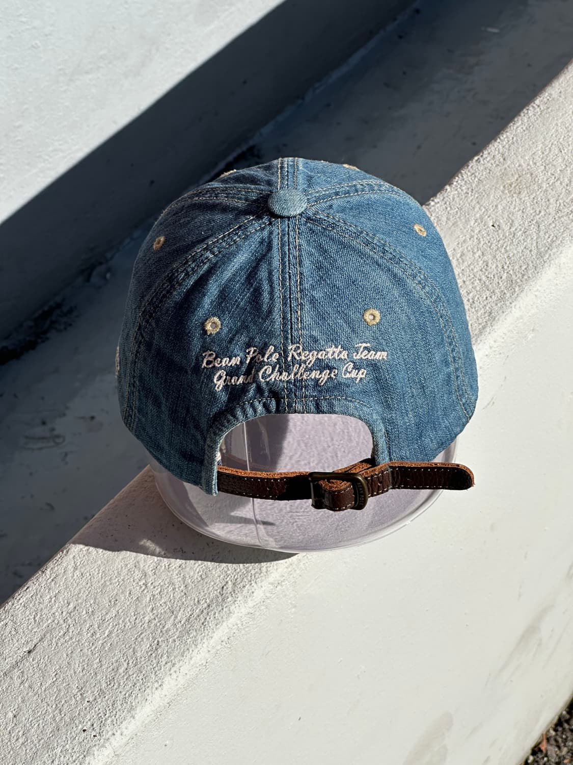 [F] 빈폴 빈티지 스타일 데님 볼캡 모자 상품이미지4