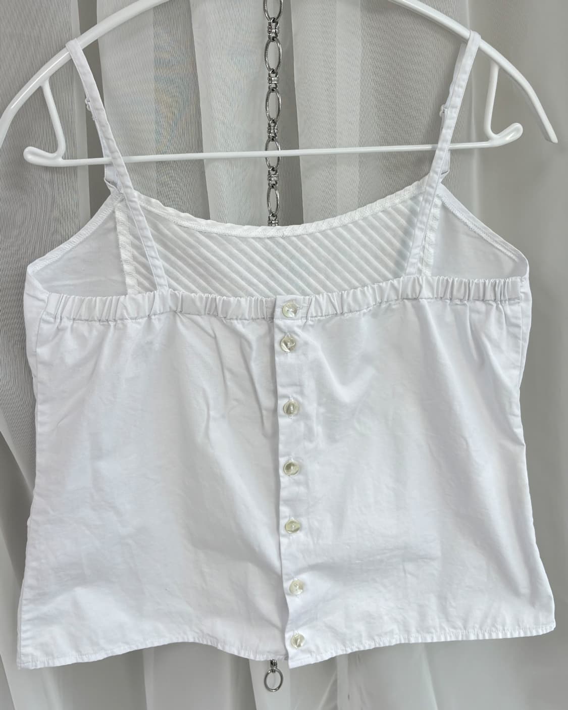 NARACAMICIE white back button-up bustier 상품이미지9