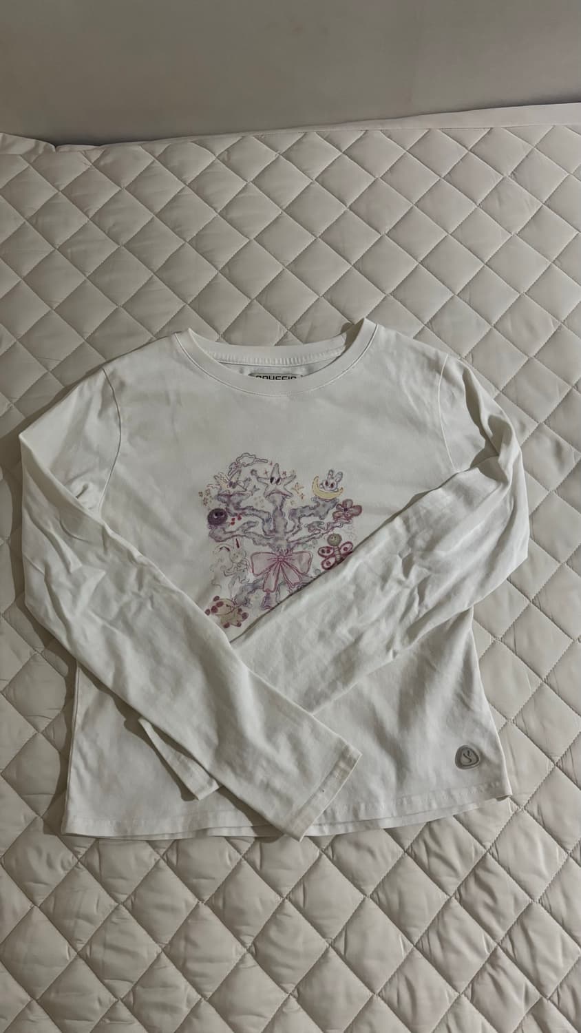 코이세이오 코랄롱슬리브 화이트 CORAL LONGSLEEVES WHITE 상품이미지3