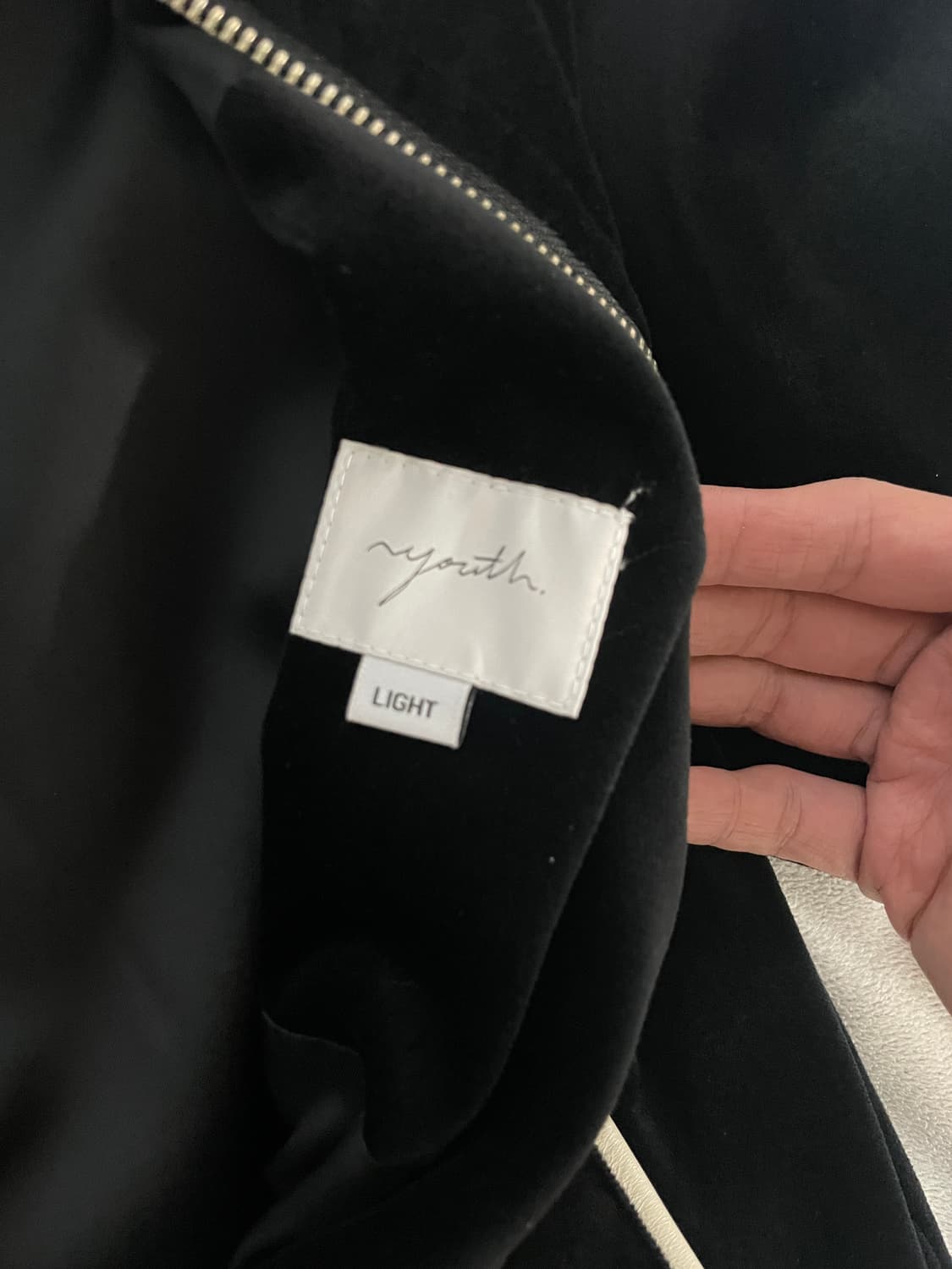 유스 벨벳 트랙 자켓 상품이미지5