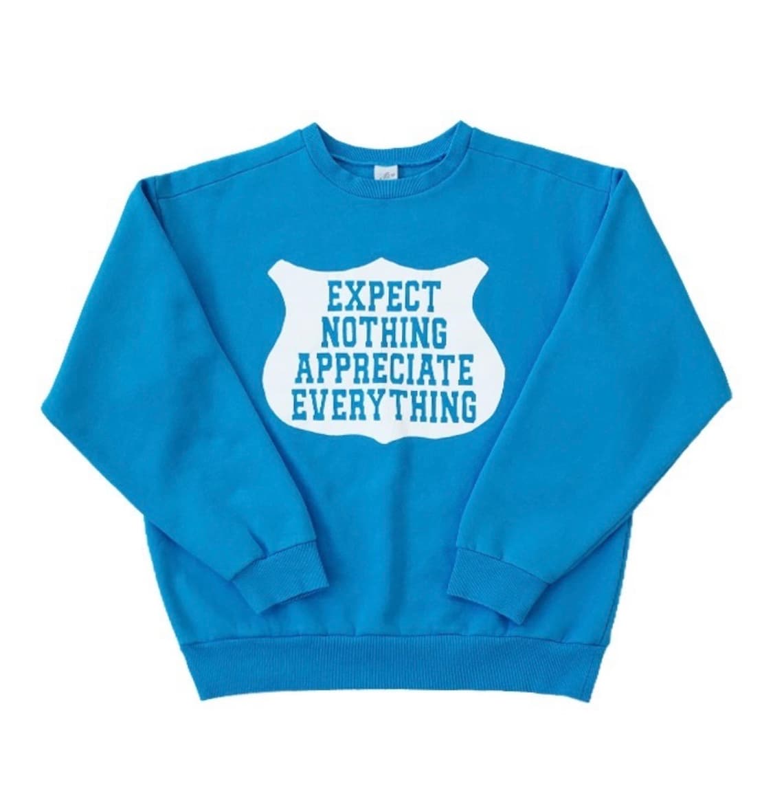 [L] 컬렉트피시스 enae 스웻 셔츠 맨투맨 블루 상품이미지1