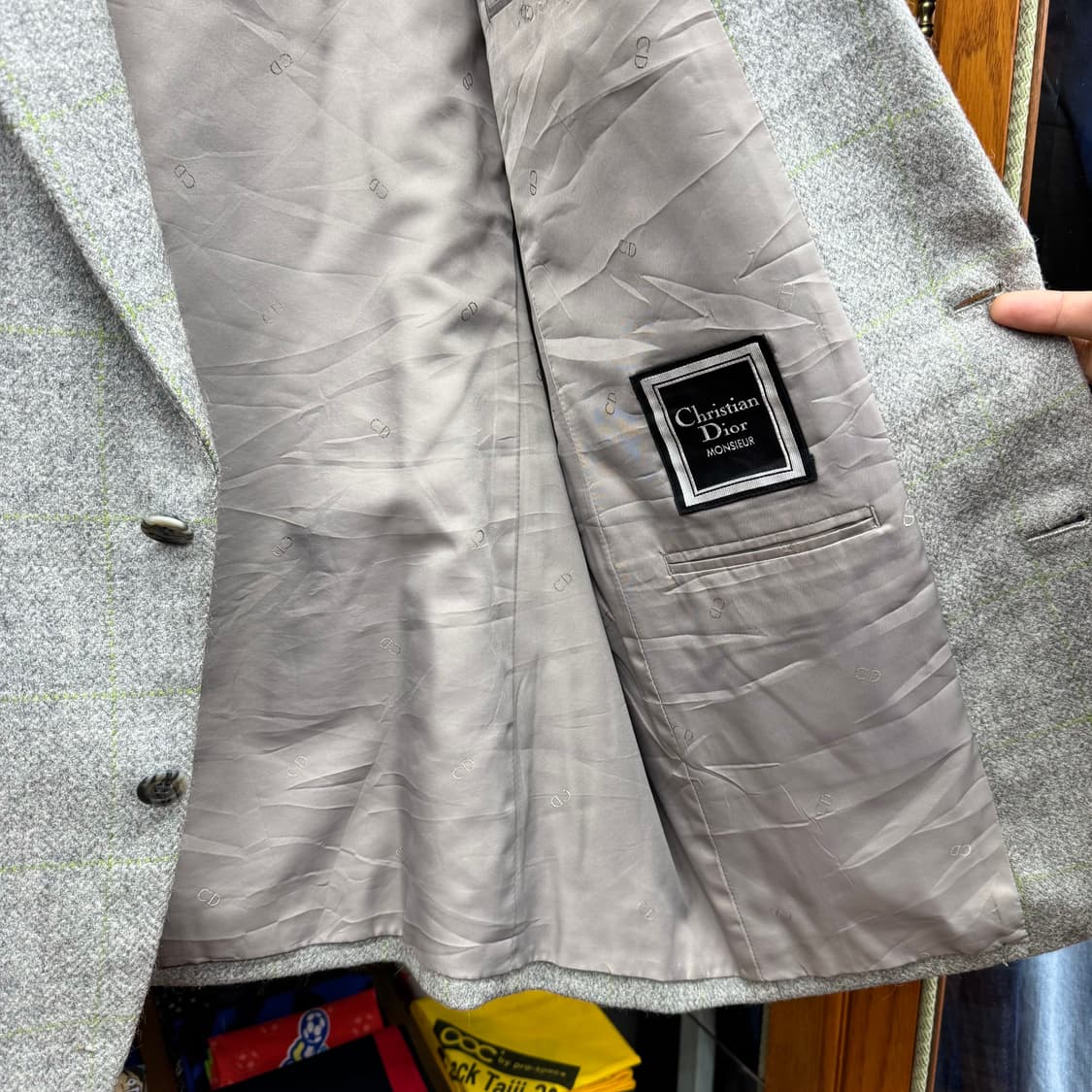 크리스찬 디올 투버튼 블레이저 자켓 (L)   상품이미지5