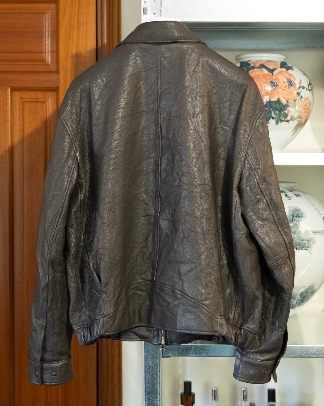 포터리 고트 레더 자켓 다크 브라운 4 새상품 상품이미지2