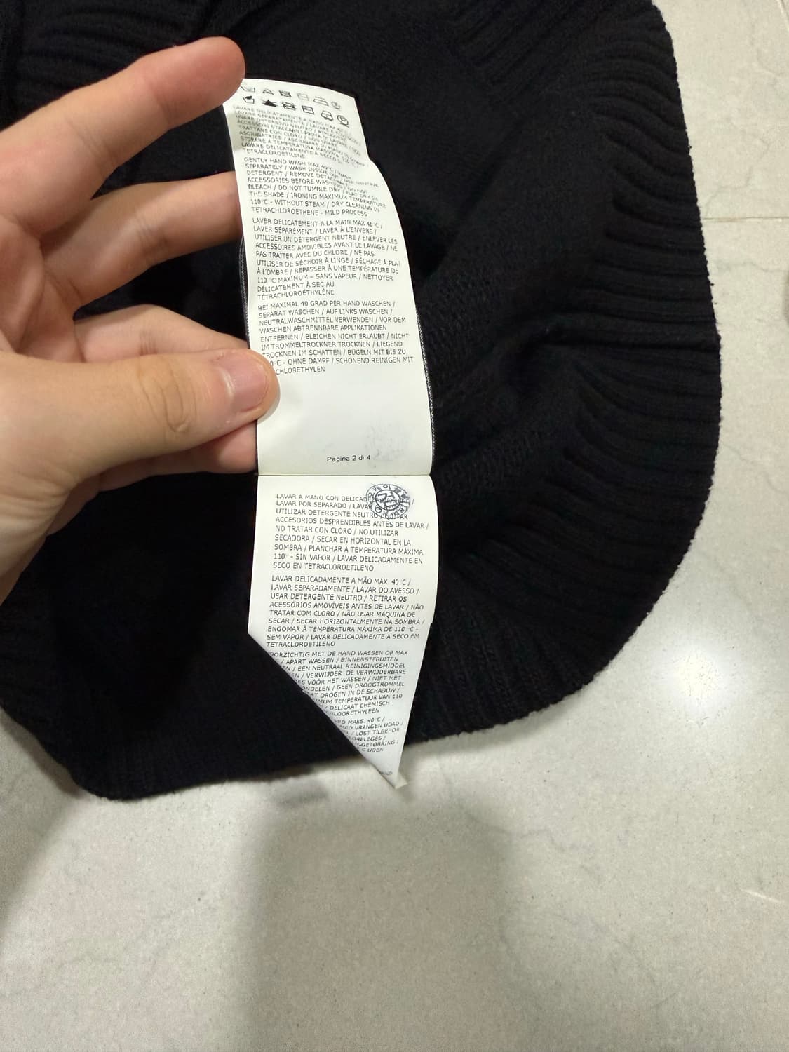 [당일출고,L사이즈] 스톤아일랜드 램스울 니트 가디건 상품이미지6