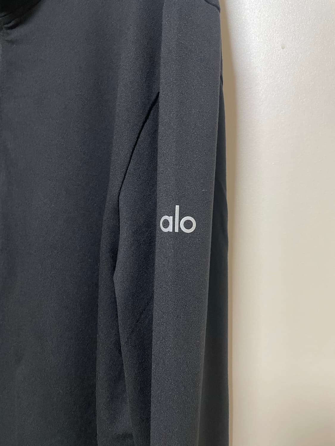 alo yoga 알로요가 하프 집업 블랙 M 상품이미지3