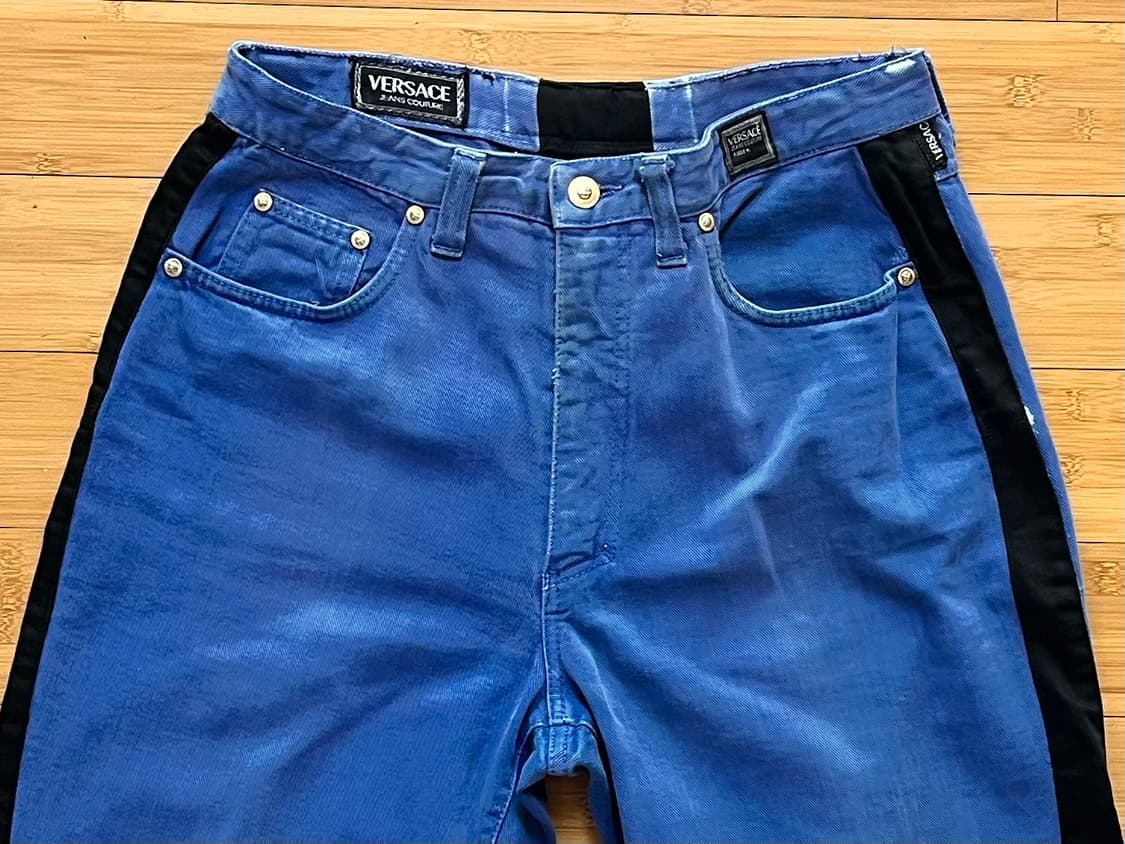 베르사체 배색 데님팬츠  상품이미지3