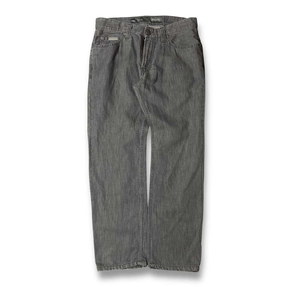(32) 아르마니 꼴레지오니 그레이 데님 슬림핏 코튼 팬츠 상품이미지1