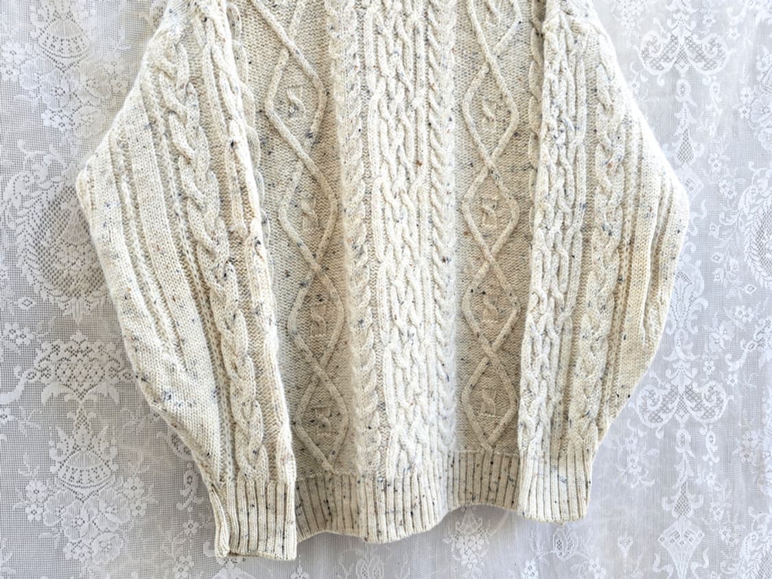 90s 브루스 필드 피셔맨 니트 (made in scotland) 상품이미지3