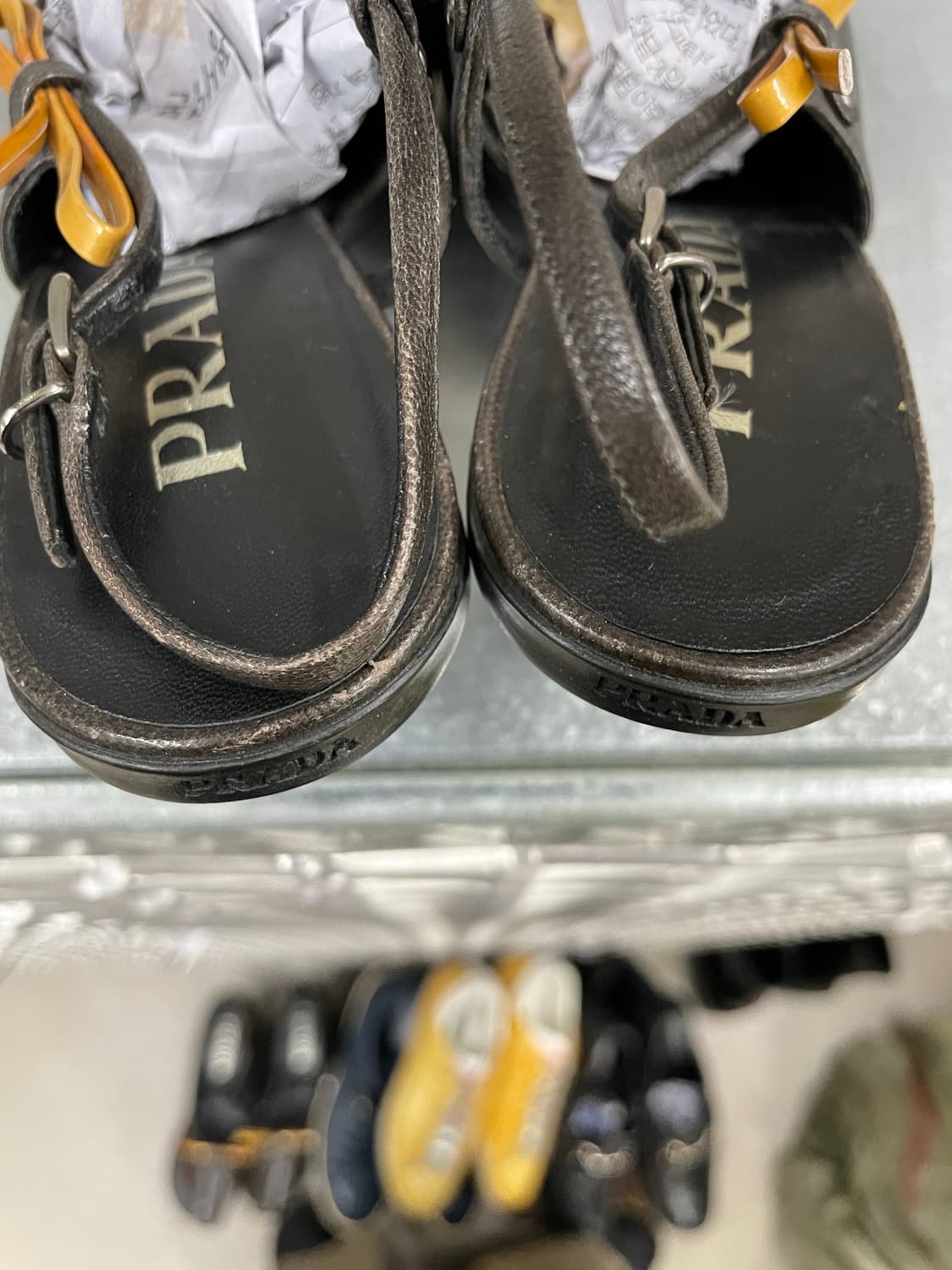 프라다 레더 슬링백 펌프스 36.5 (gr-4688) 상품이미지9