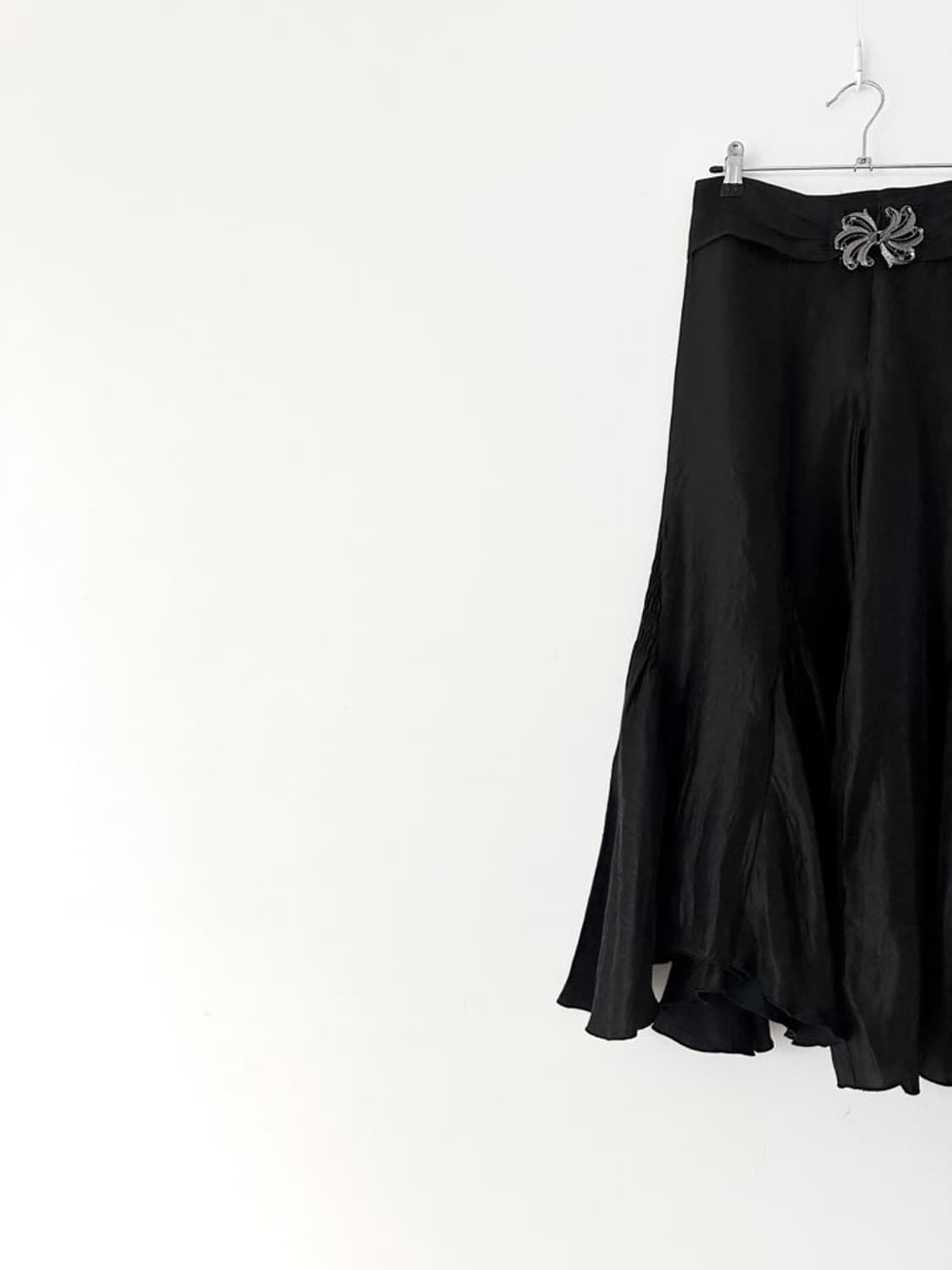 Mermaid fly buckle pants / black 상품이미지4