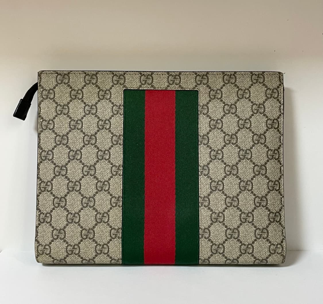 구찌 GG수프림 웹삼선 클러치 [OS] 상품이미지1