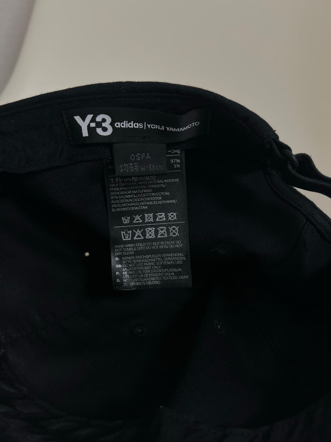Y-3 로고 캡 상품이미지4