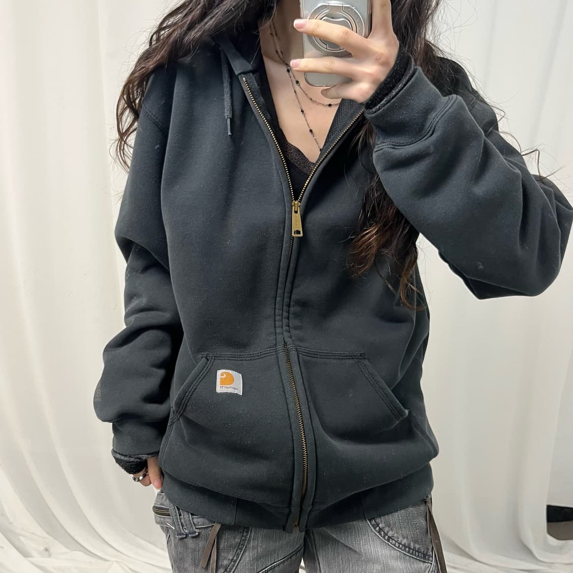 Carhartt Thermal Hoodie Zip-up 상품이미지3