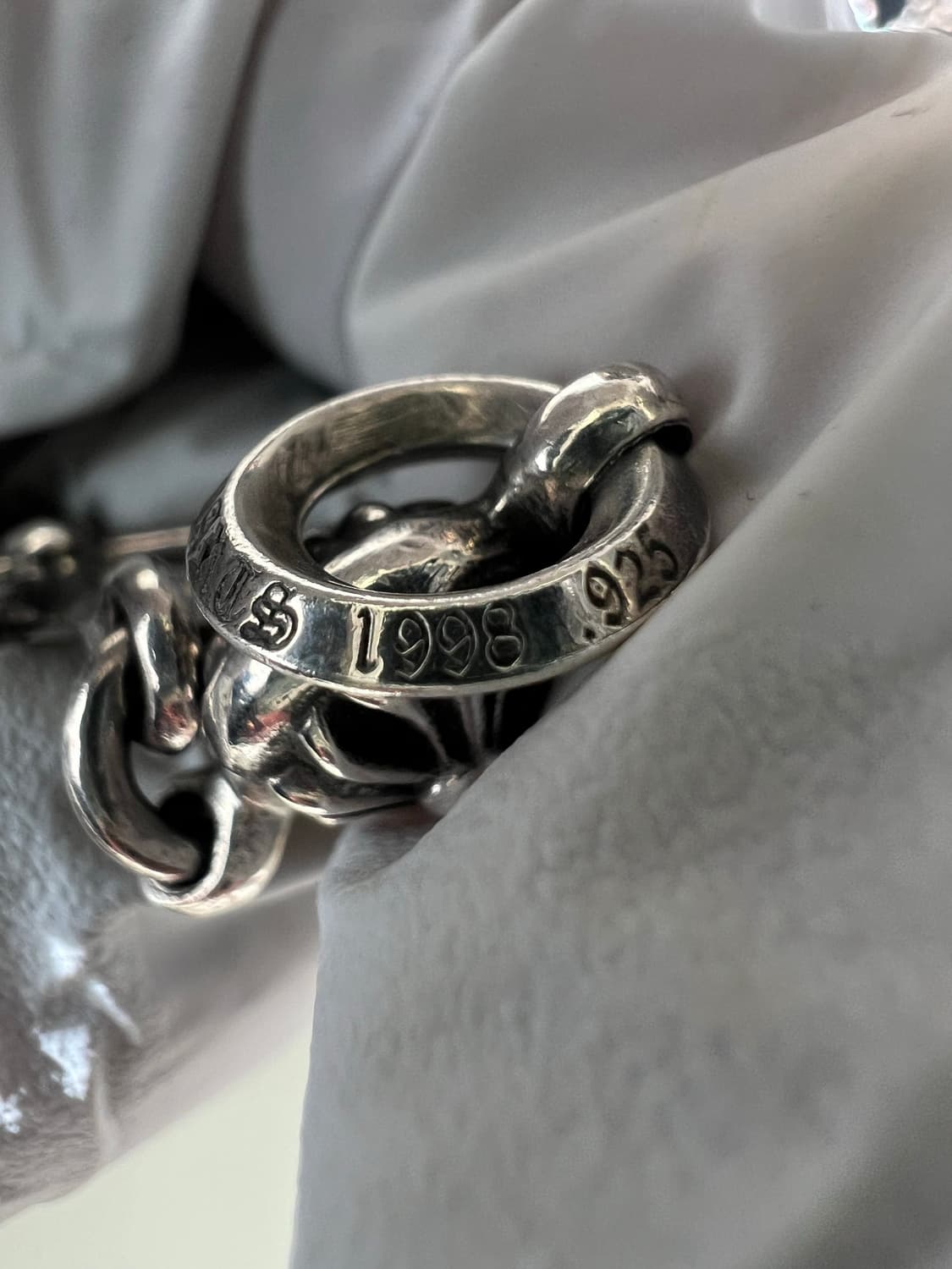 크롬하츠 원볼 타이니 크로스 + 정품 볼체인 상품이미지5