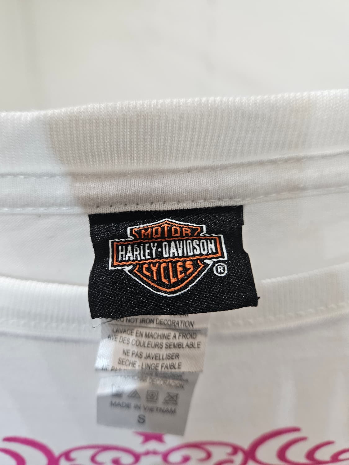 할리데이비슨 하트그래픽 슬리브 티셔츠 상품이미지5