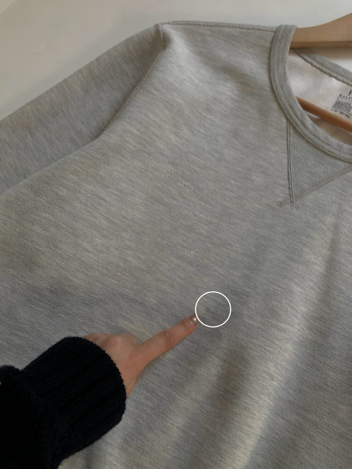 Polo 폴로 랄프로렌 포니 로고 그레이 컬러 맨투맨 상품이미지5