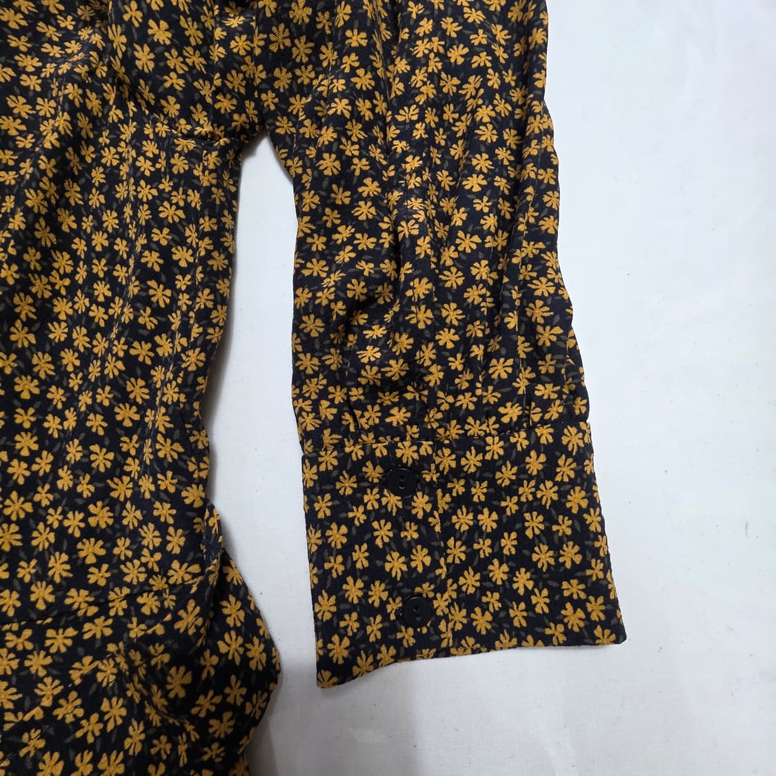 1327 ZARA 플라워 패턴 셔츠형 원피스 (허리끈 / 비스코스) 상품이미지3