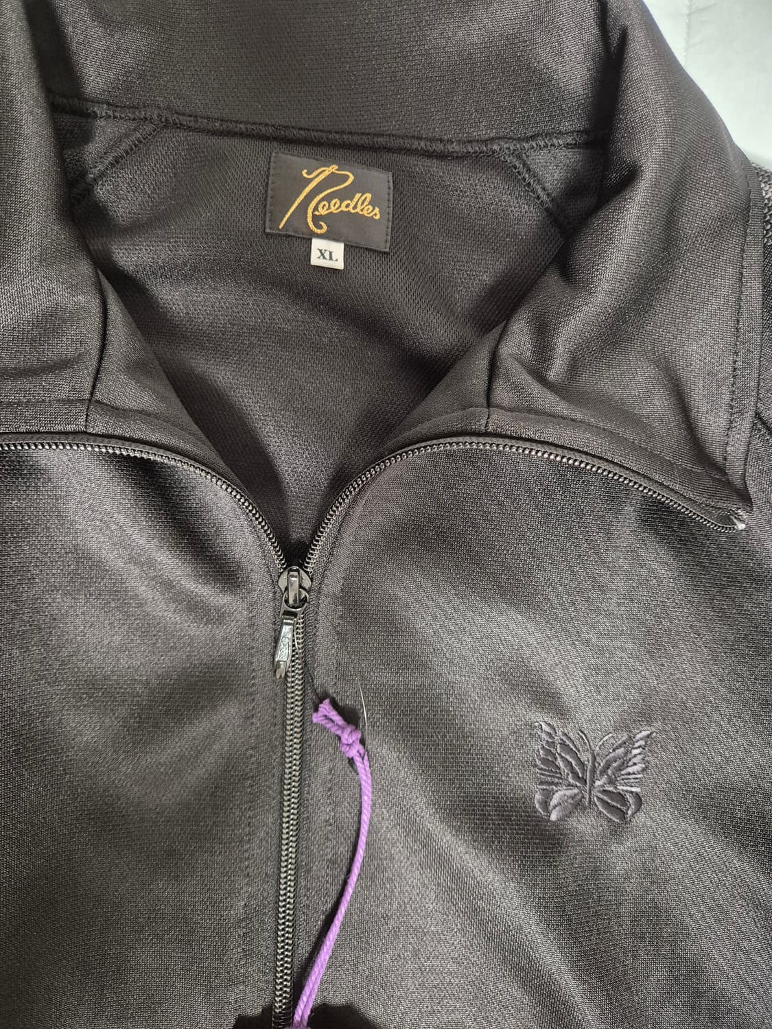 니들스 x LHP 트랙 자켓 폴리 스무스 블랙 상품이미지3