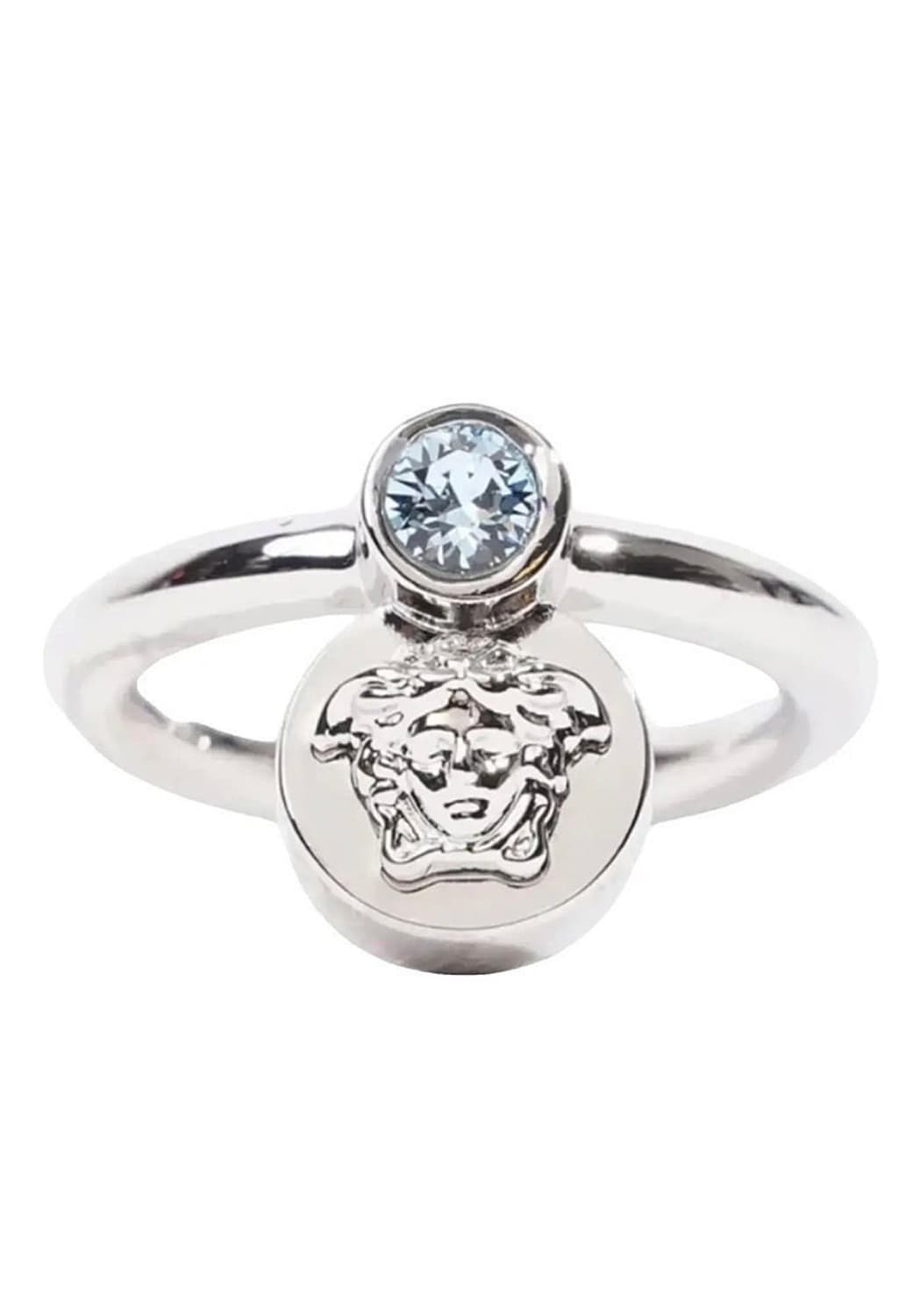 (정품/새상품) 베르사체 여성 실버 사파이어 장식 반지 상품이미지1