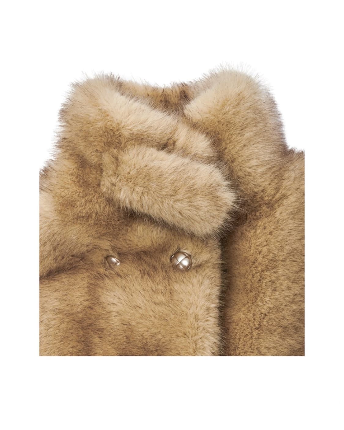 [새상품] 낸시부 더블 브레스티드 퍼 코트 상품이미지8