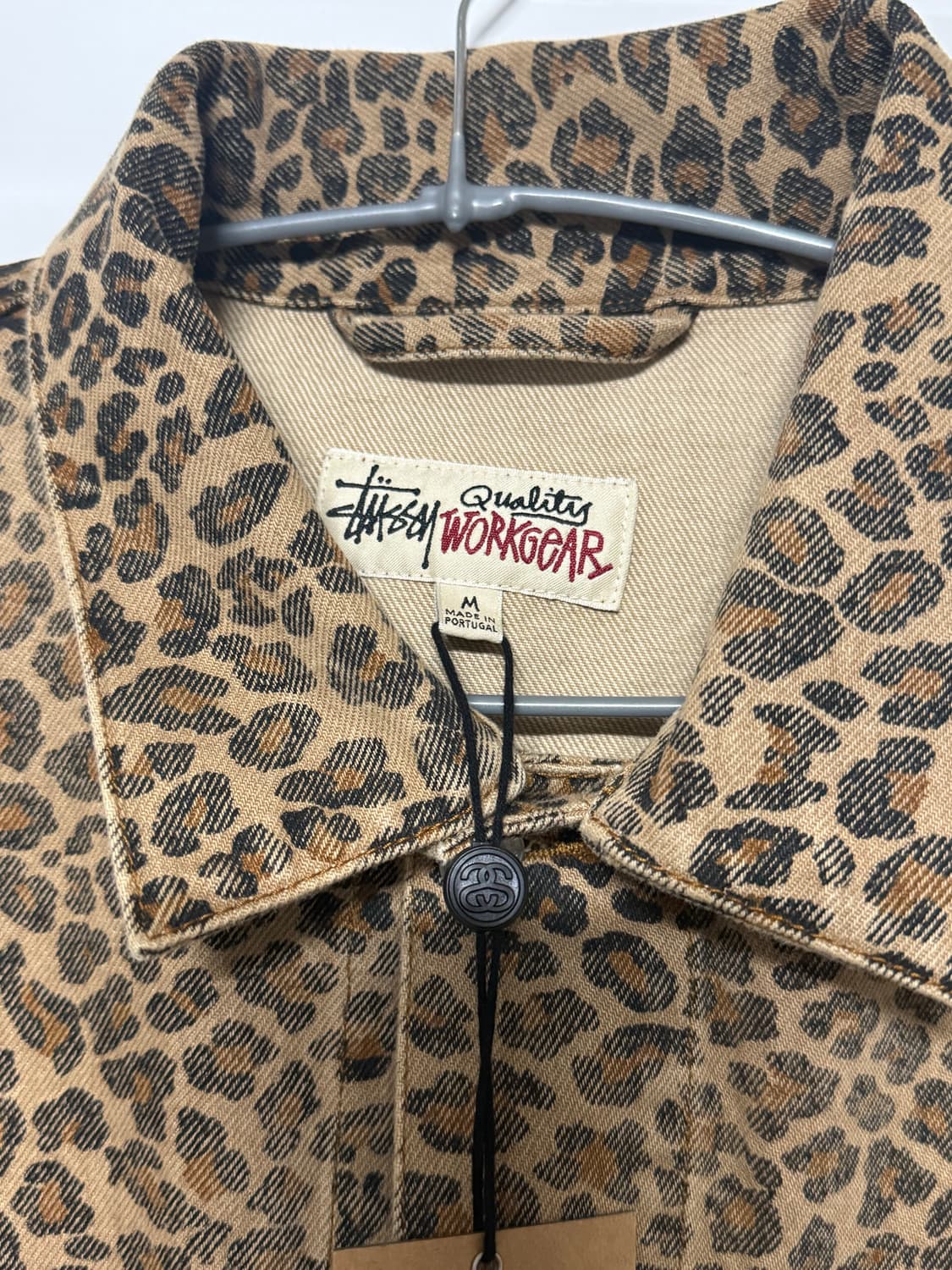 [M] 스투시 레오파드 데님 트러커 자켓 상품이미지3