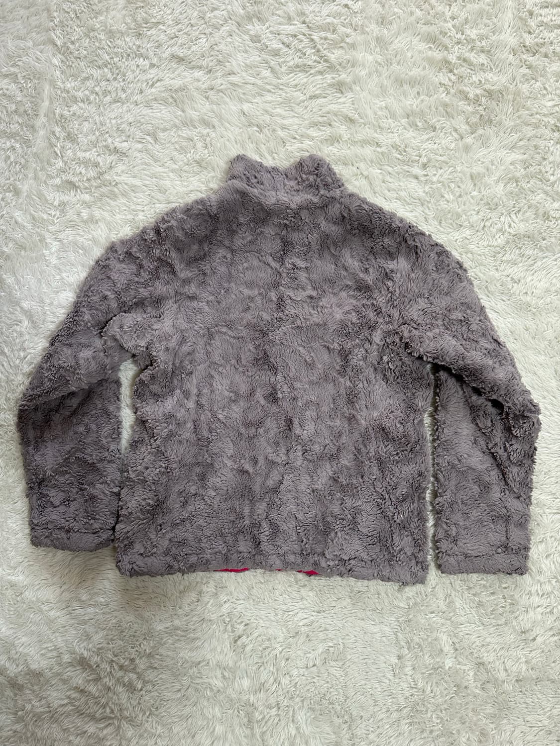 노스페이스 여아 리버시블 패딩 핑크 S 상품이미지5