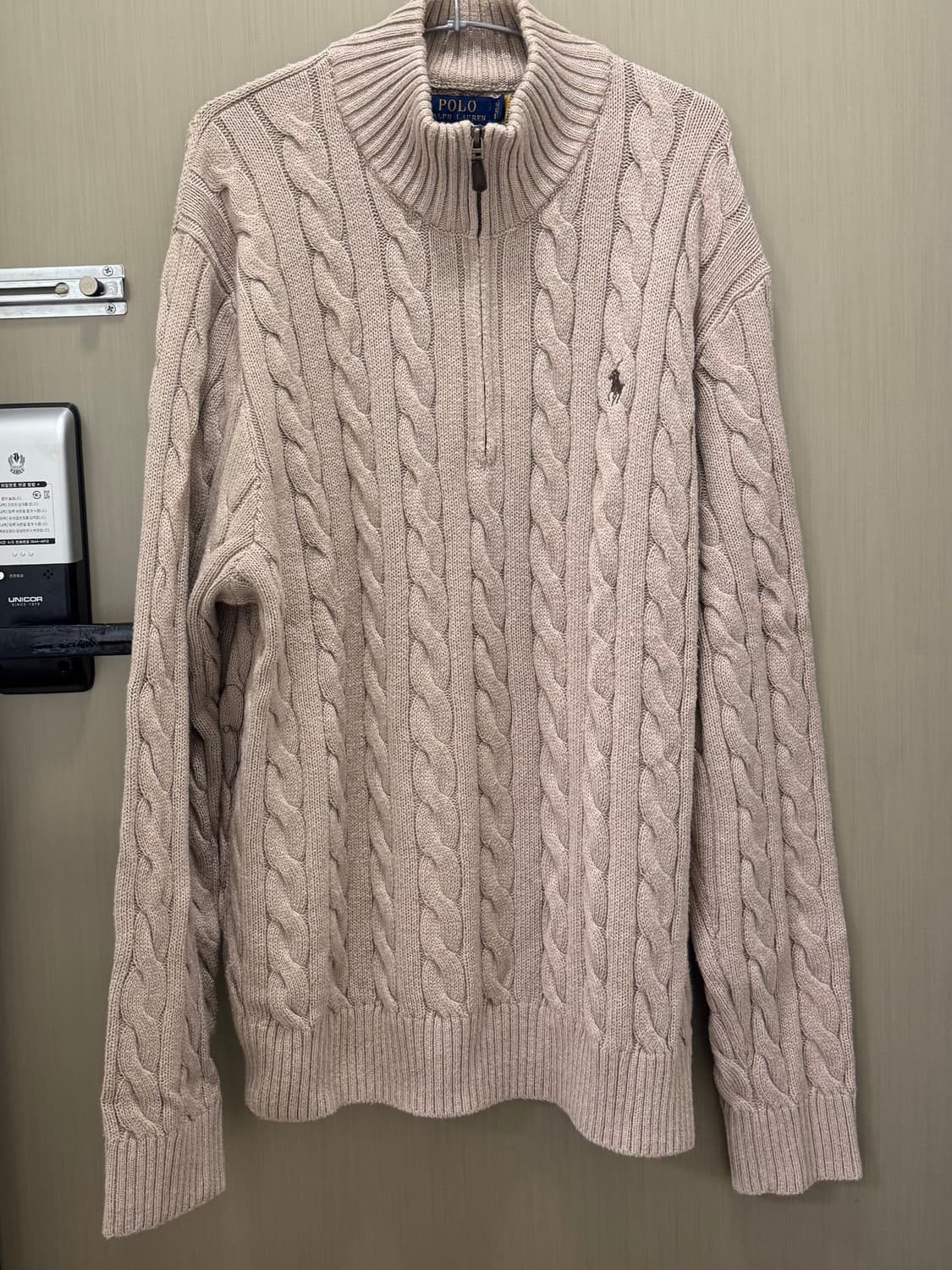 폴로랄프로렌 케이블 니트 하프집업 상품이미지1