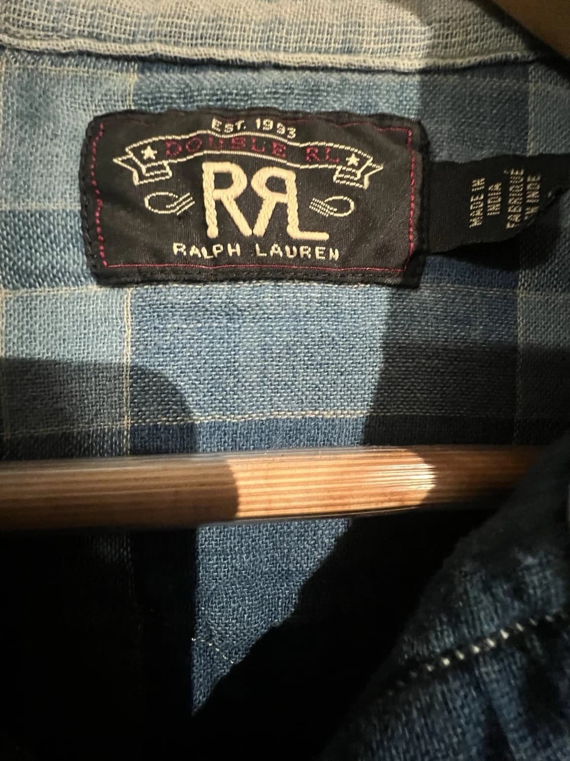 RRL 더블알엘 인디고 스트라이프 저지 워크셔츠 상품이미지5