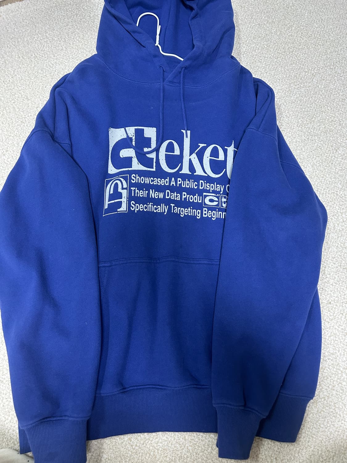 테켓 후드티 M 상품이미지2