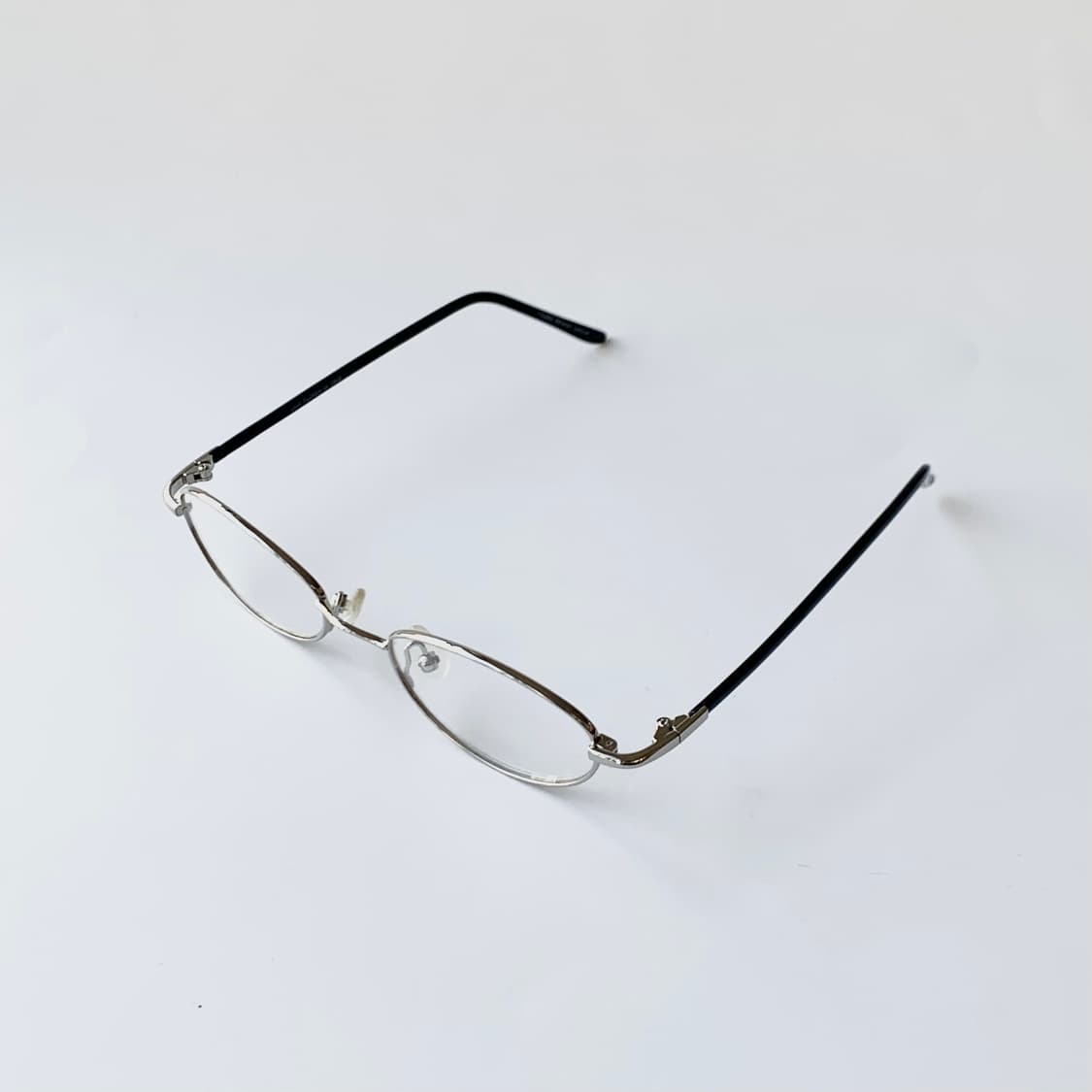 737 데드스탁 라운드 오벌 실버 남녀공용 빈티지안경 상품이미지3