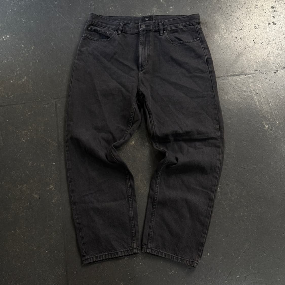 34 오베이 흑청 데님팬츠 상품이미지1