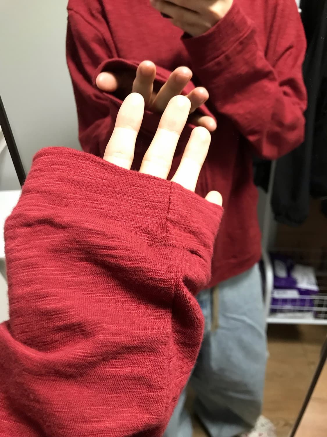 레드 후드집업 상품이미지4